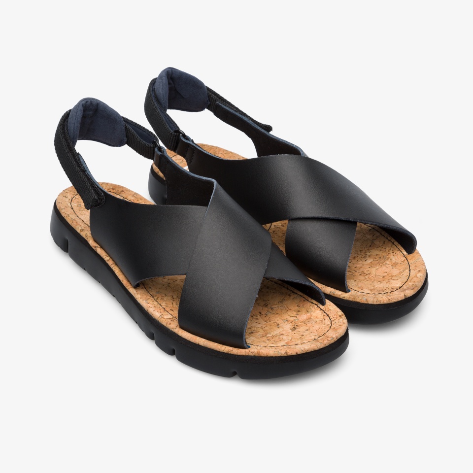 Sandalias Camper Oruga Mujer - Negras | Camper Online + 1872FDNYR